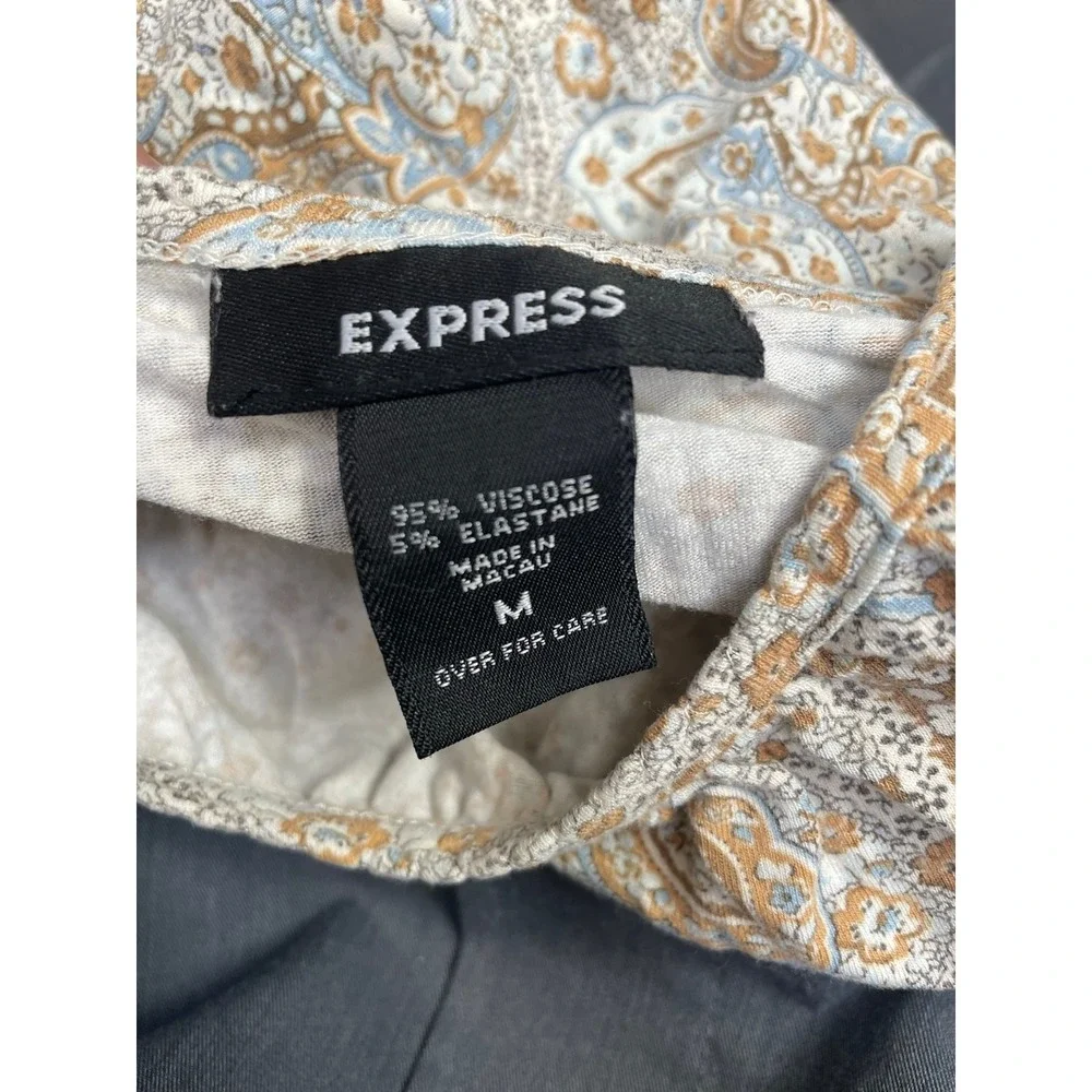 Vintage Y2K 90s‎ Express Womens Top Sz M Fairy Grunge Bell Sleeves Romantic Boho